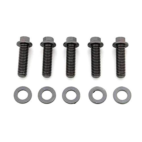 Image of ARP 641-2500 Black Oxide 5 /16-18 inch RH Thread 2.500 inch UHL 12-Point Bolt with 3 /8 inch Socket and Washer, (Set of 5)