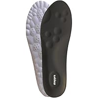 Original Stepprs Comfort Shoe Insoles for Men Women Adjustable Size 4D Memory Foam Cloud Soles Arch Support Improved Posture (Black, US Men 8-13.5)