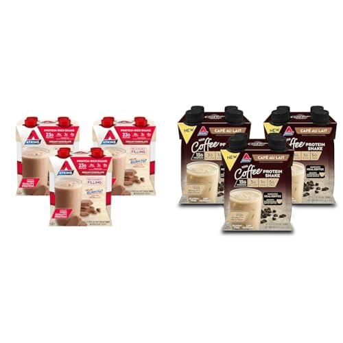 Atkins Chocolate Meal Size Protein Shake con 23g Proteínas 12 Unidades miniatura 1