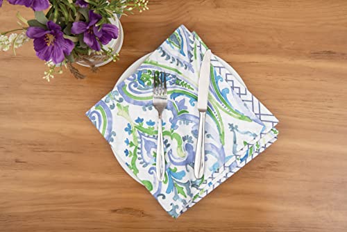 Servilletas de Tela Reversibles C&F Home Set 6 Azul miniatura 3
