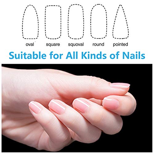 Harapu Glass Nail File, Nano Nail Shiner Glass Nail Files Nail Buffers Polisher Professional Crystal Manicure Tools Kit For Natural Nails, 2 Pcs #TOP6