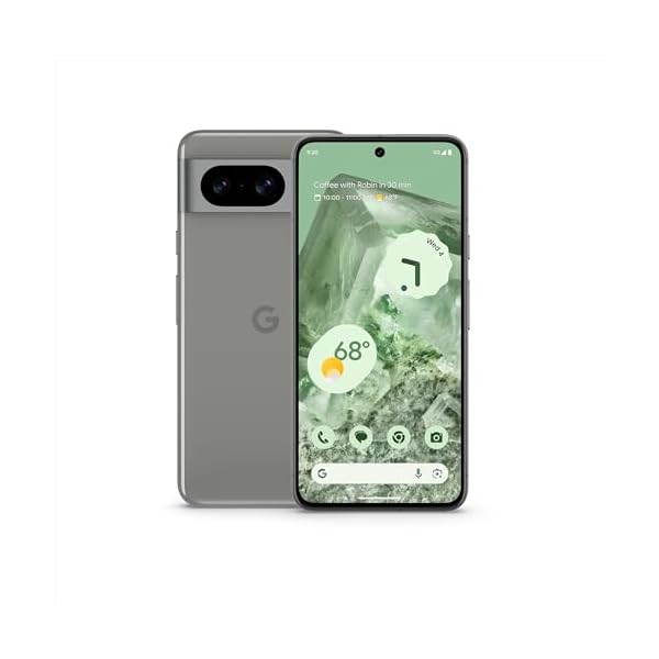 Google Pixel 8 – Unlocked Android Smartphone with Advanced Pixel Camera, 24-Hour Battery, and Powerful Security – Hazel – 256 GB
