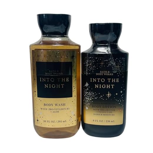 Bath & Body Works Into The Night Lotion and Body Gel Wash 2 Piece Set