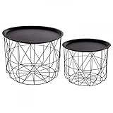 Una sala de estar con encanto contemporáneo Estas bonitas mesas de centro de metal "mate" vienen en diferentes tamaños para un uso flexible. Se mimetizarán con ligereza en tu salón, dándole un toque moderno.
