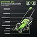 Greenworks 24V Akku-Rasenmäher Li-Ion 24V, 33 cm Schnittbreite, bis 280 m², kabelloser Rasentrimmer mit automatischem Futterkopf, inkl. 1 x 4 Ah Akku und Ladegerät,3 Jahre Garantie- MTCK24B410-01