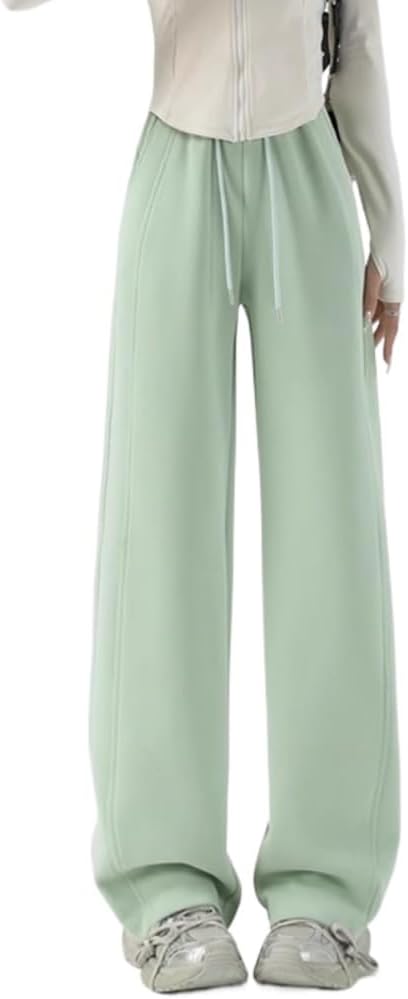 Yellow Sweatpants for Womens Spring and Autumn Narrow Pants Casual straightleg