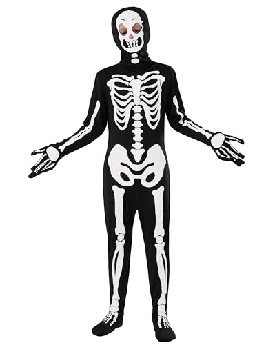 Disfraz de Esqueleto para Niño Halloween Talla XL miniatura 4