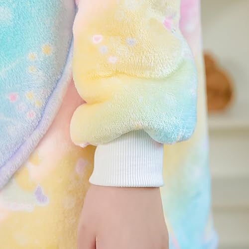 Unisex Animal Wearable Hoodie Blanket,Snuggly Blanket with Sleeves, Comfy Warm Sweatshirt with Pocket,for Kids - Image 5