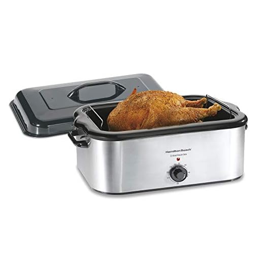 Hamilton Beach 32229 22-Quart Roaster Oven, Stainless Steel (Discontinued)