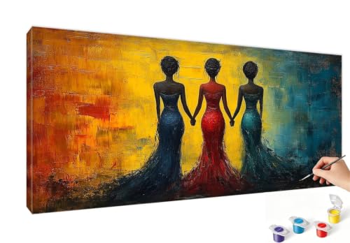 Peinture par numéro adulte femme sexy kit 30x60cm sans cadre RB-66