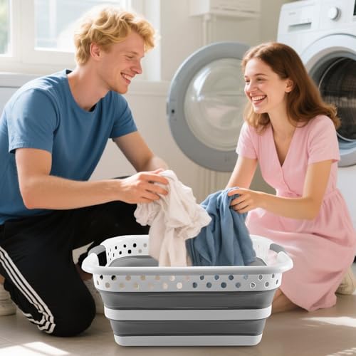 Panier à linge pliable conteneur de stockage de vêtements pour maison - 3