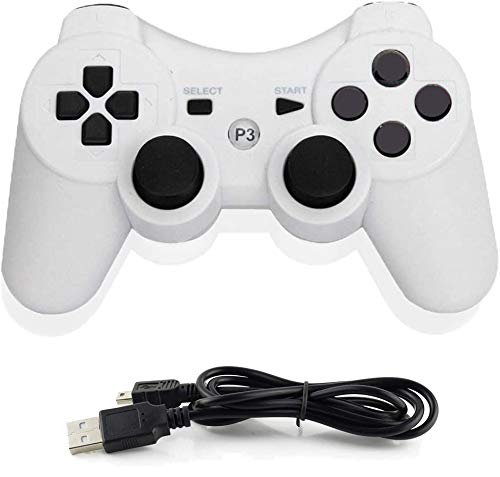 Infityle Wireless Controllers for PS3 Playstation 3 console (White)