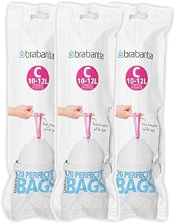 Brabantia Bin Liners, Size G, 23-30 L - 40 Bags - 2 pack