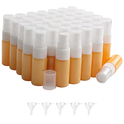 Kesell 40-Pack Glass Spray Bottles 10ml, Orange