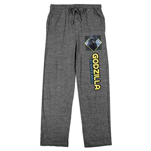 Godzilla Strikes Back Men's Athletic Heather Sleep Pajama Pants