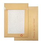 Double Dragon 20-Pack A4 C4 Manilla Hard Board Backed Envelopes | 324mm x 229mm | 'Please Do Not Bend' Printed | Padded & Tamper-Proof | Self-Seal Closure