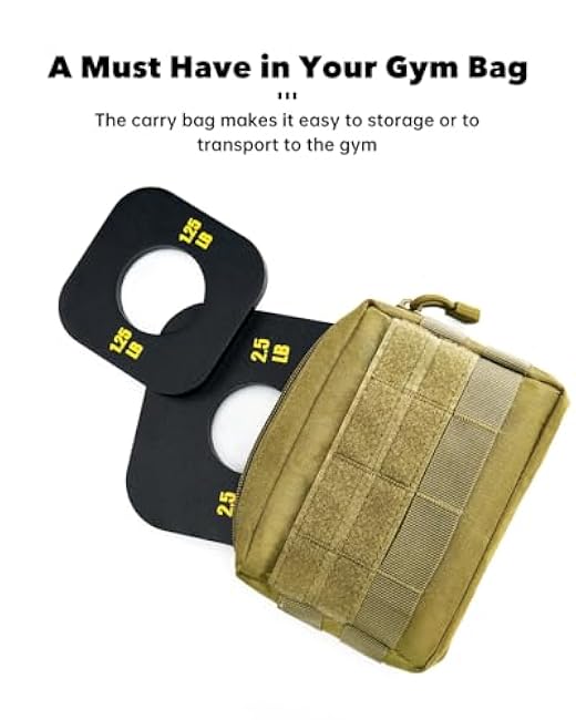 4 Piece Olympic Fractional Weight Plates Set 1.25LB 2.5LB Carbon Steel Change Plates for Weightlifting