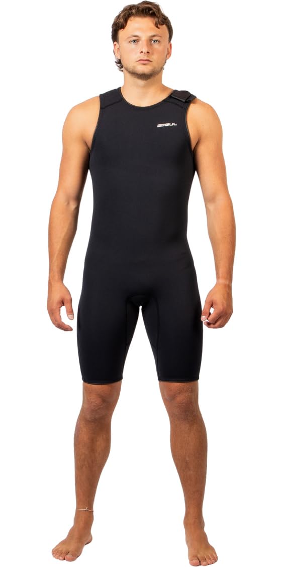 Gul 2025 Mens Response Natur 3mm Short John Wetsuit - Black