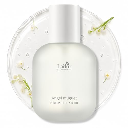 (Angel Muguet) Perfumed Hair Oil for Shine &amp; Frizz Control, 2.70 Fl Oz