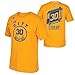 Stephen Curry Golden State Warriors Gold Hardwood Classics Name and Number T-shirt Large