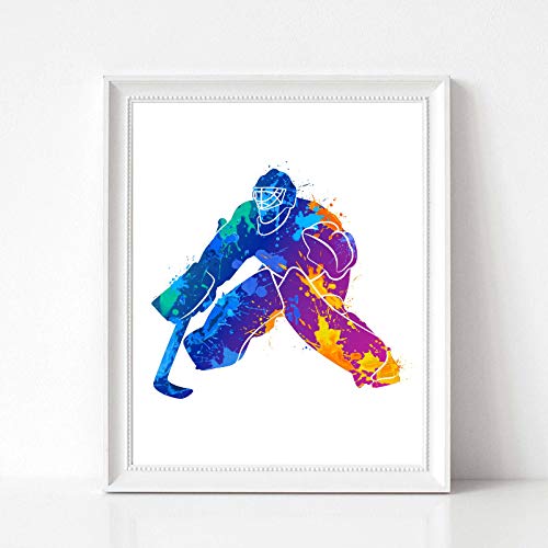 Illustration décor à la maison hockey sur glace idée cadeau salon - 4