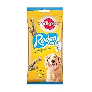 Pedigree Dog Treats Rodeo Duos with Chicken & Bacon, 7 Chews