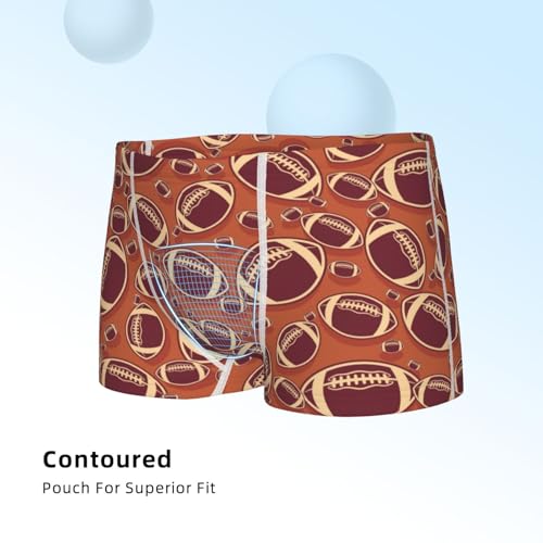 Boys' Cotton Boxer Brief Soft Underwear-American Football14