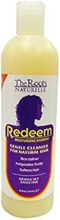 Redeem Sulfate-free Moisturizing Shampoo with Natural Shea Butter and Jojoba Oil. Ideal Product for African American and Frizzy Hair. Large, 12-Ounce