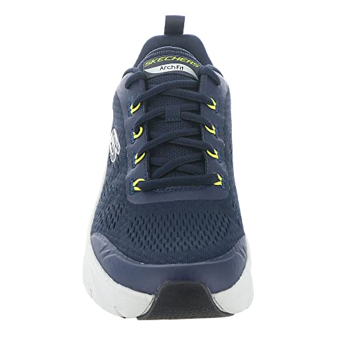 Skechers Men's Walking Sneaker, Navy Blue Synthetic Mesh, 10.5