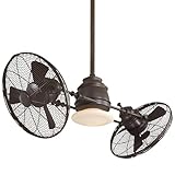 MINKA-AIRE Vintage Gyro Oil Rubbed Bronze 42-Inch LED Ceiling Fan