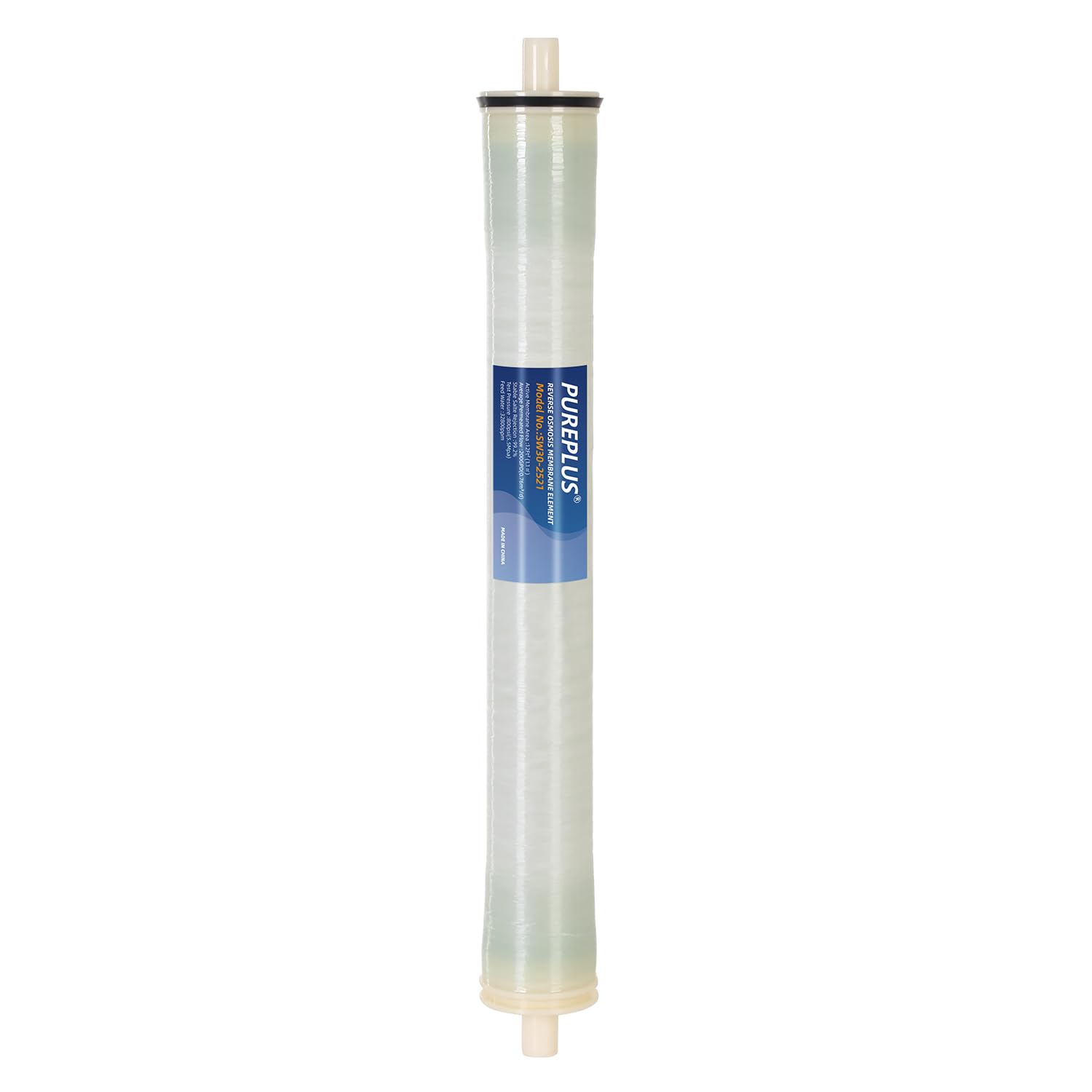 PUREPLUS SW30-2540 Seawater Desalination Commercial Reverse Osmosis Membrane Element, Compatible for Industrial, Agricultural, Healthcare, Commercial Building, Car Wash, And Multiple Situations, 1PACK