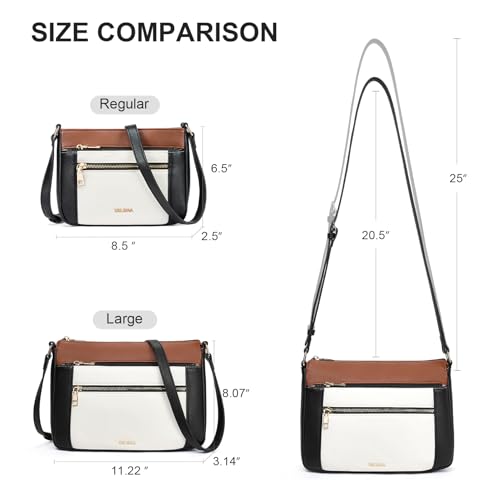 Telena Crossbody Bags for Women, Leather Cross body Purse With Adjustable Strap3