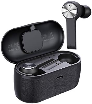 Wireless Earbuds Mijiaer Bluetooth 5.0 True Wireless Earbuds Touch Control Stereo Bass Air Buds Headphones Earbuds with Charging Case Airbuds Compatible for Airpods, Phone(4Hrs Playtime, Built-in Mic)
