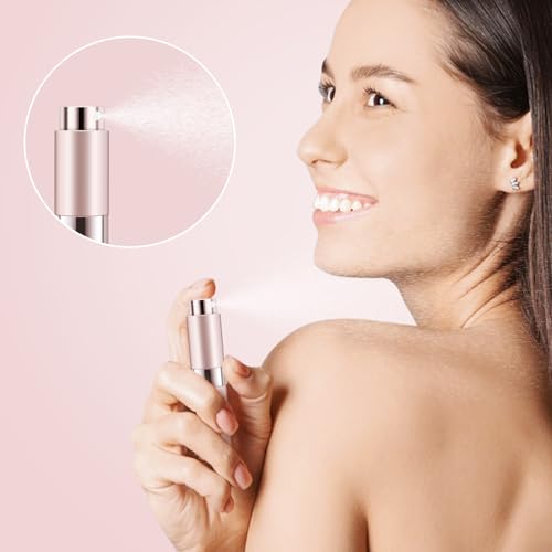 Saiveina 8ml Cologne Travel Bottles, Mini Perfume Atomizer Refillable, Portable Cologne Sprayer Empty Fragrance Travel Atomizer(4 Pack)4