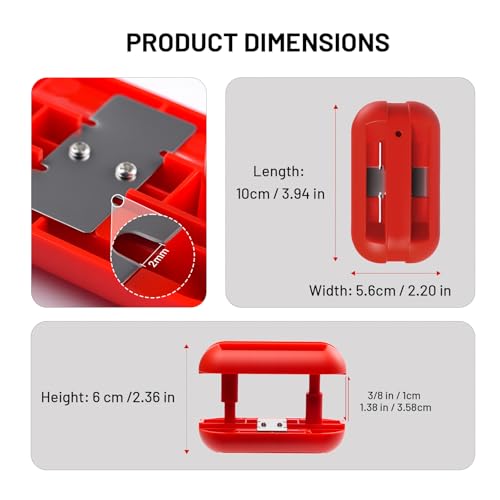 Image of Edge Banding Trimmer, Hand Planer Edge Bander for Burrs Edge Corner Planer Edging Cutter Trimmer Chamfering & Deburring Tool for PVC, Melamine, Laminate & ABS Edges