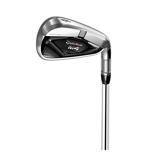 TaylorMade M4 Irons Set (Set of 7 total clubs: 5-PW, AW, Steel Shaft, Right Hand, Stiff Flex)
