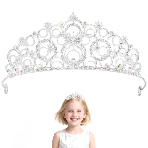 PPER-Jie Crystal Crowns Halloween Costume Accessories for Girls