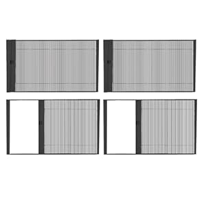 Haixhx 0001 Insektenschutz Alurahmen 4er-Set