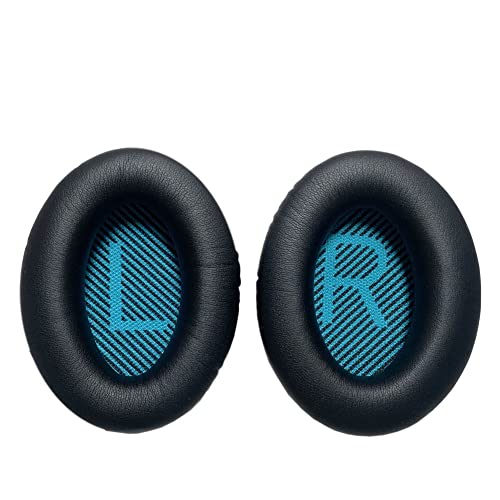 Bose Headphones Replacement Ear Pads for Bose Quiet Comfort 15 QC15 QC25 QC2 QC35/Ae Ae2i Ae2W Softer Leather Lexury Memory Form (Sound True & Sound Link Around-Ear Series only)