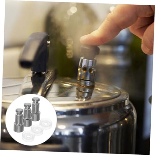 Kit de 5 juntas selladoras y válvulas flotantes resistentes a altas temperaturas para ollas de presión eléctricas - Repuesto universal miniatura 5