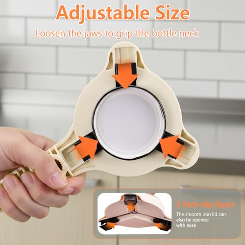 CLVEONOR 4-in-1 Adjustable Jar Opener — view 6