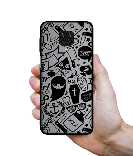 Image of Discover Or Death Design Premium 2D Printed Metal Back Case Cover for Mi Redmi Note 9 Pro /Note 9 Pro Max /Poco M2 Pro
