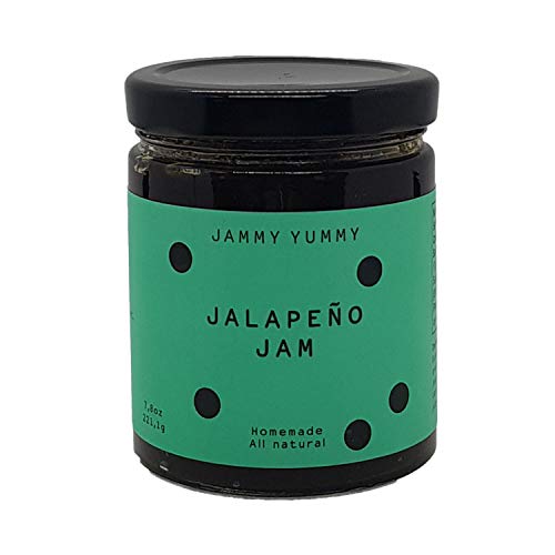 Jalapeno jam 7.8oz - All Natural Jam - JAMMY YUMMY- No Pectin added