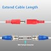 150ft 4 Pack BNC Video Power Cable for CCTV Systems - Includes 8 BNC Adapters & 100 Cable Clips - White