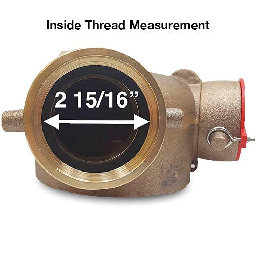 Plastic Fdc Connection - Fire Department Connection Caps - Red Fire Sprinkler Covers - Fire Department Caps - 2 Pack #TOP6