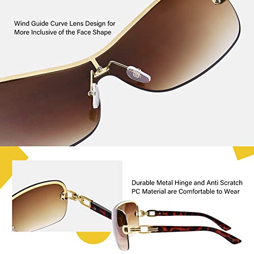 OPTOFENDY Y2K Sunglasses for Women Men, Trendy Sunglasses Men Women4