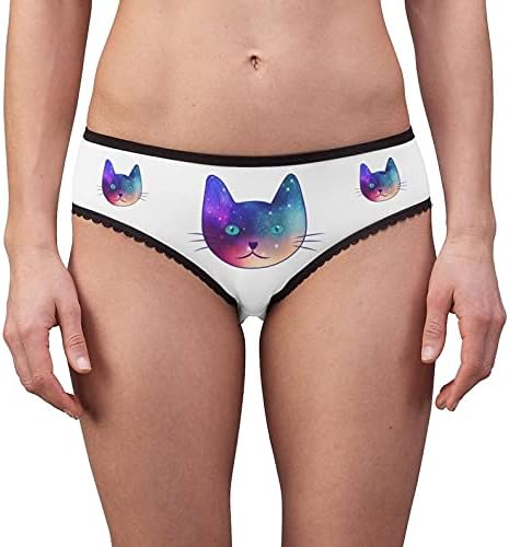 Psychedelic Cat Panties, Psychedelic Cat Underwear, Briefs, Cotton Briefs, Funny Underwear, Panties For Women