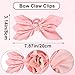 3 PCS Bow Claw Clips Large Hair Claw Clips for Thick Thin Curly Hair Fashion Bows Hairs Accessory Butterfly Styling Strong Hold Hairs Accessories for Women Girls