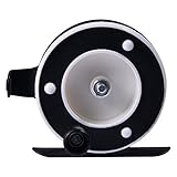  Youding Moulinet de pêche d\'hiver  Ancienne roue de rafting pour crevettes, moulinet léger gauche/droite interchangeable accessoires de pêche