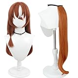 スティルインラブ 風 コスプレウィッグ 耐熱ウィッグ 変装用ウィッグ cosplay wig かつら 専用ネットと櫛付 ウィン (ウィッグ＋尻尾)